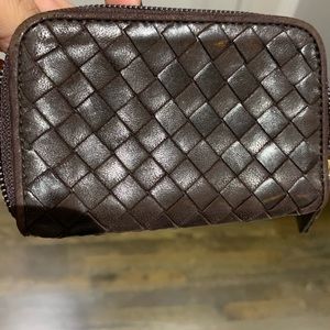 Bottega Veneta zip around card case